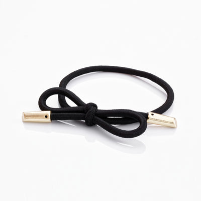 How to get the look - Hair Tie Bow Metal Plain - Black